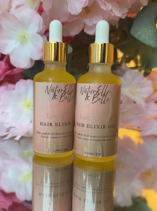 LuxeGlow Élixir Hair Oil